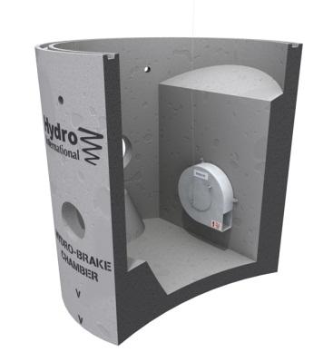 Hydrobrake chamber